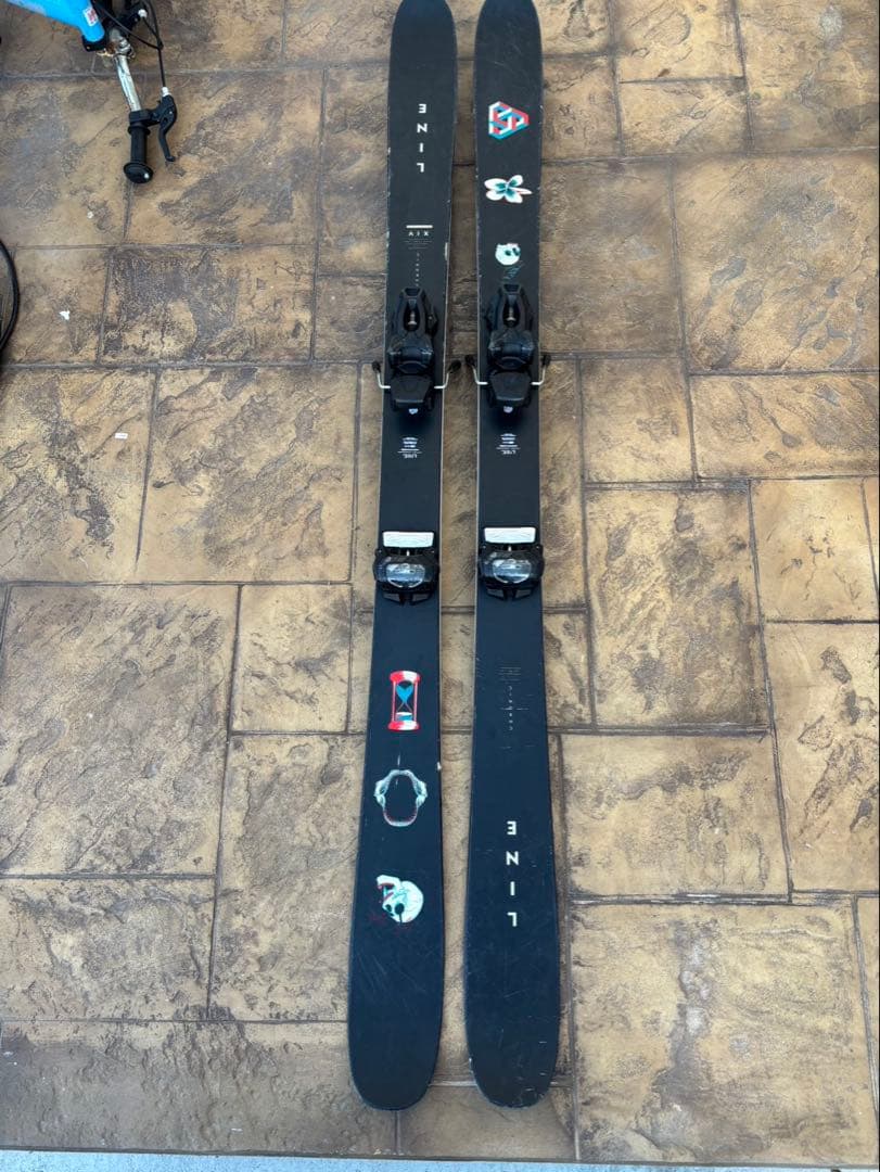 LINE AIX スキー板 ビンディング付き