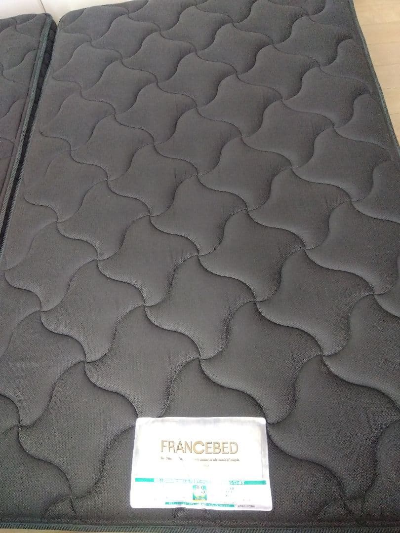 FRANCEBED セミダブル スプリングマットレス　ベッドパッド・シーツ付き