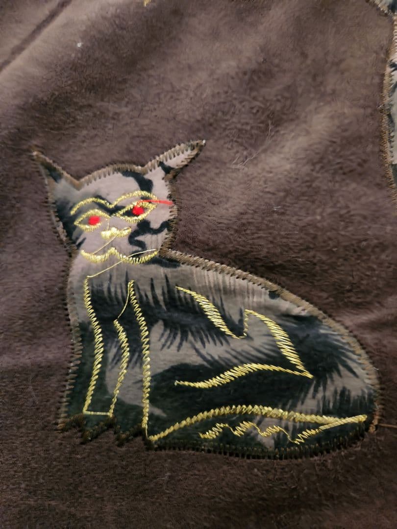 ハンドメイド　別珍　ボンバージャケットスカジャン