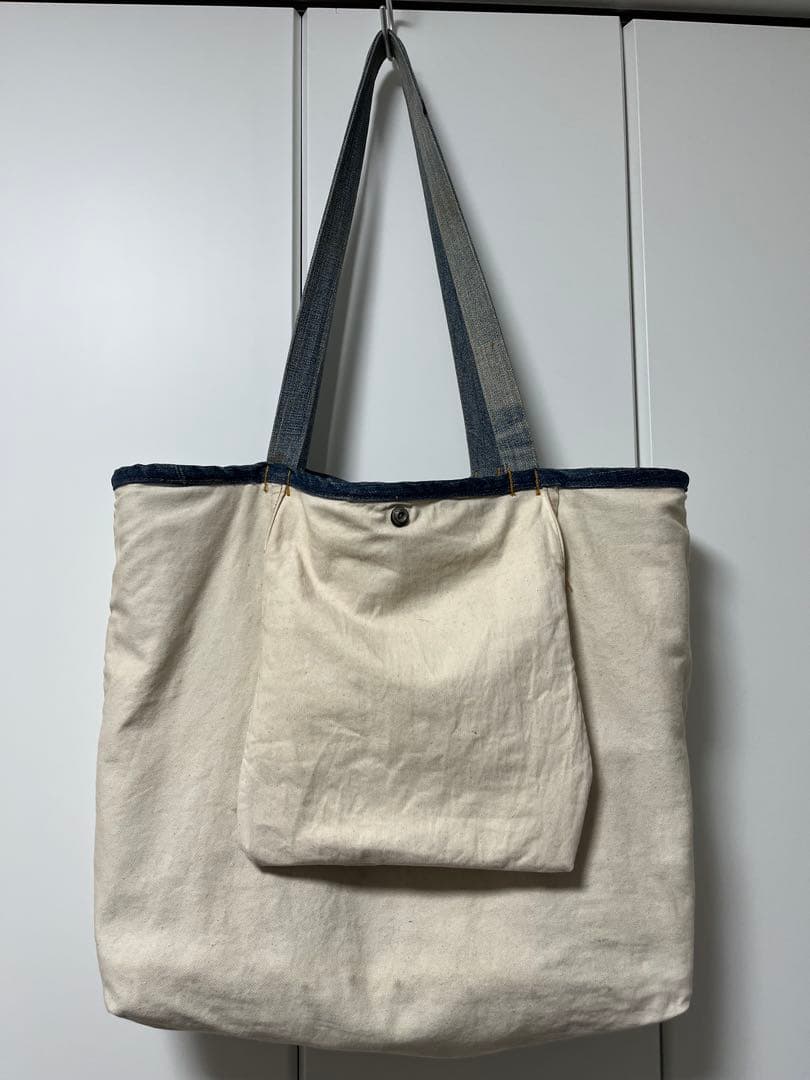RRL & CO. パッチワークデニムトートバッグ　サイズ380×320