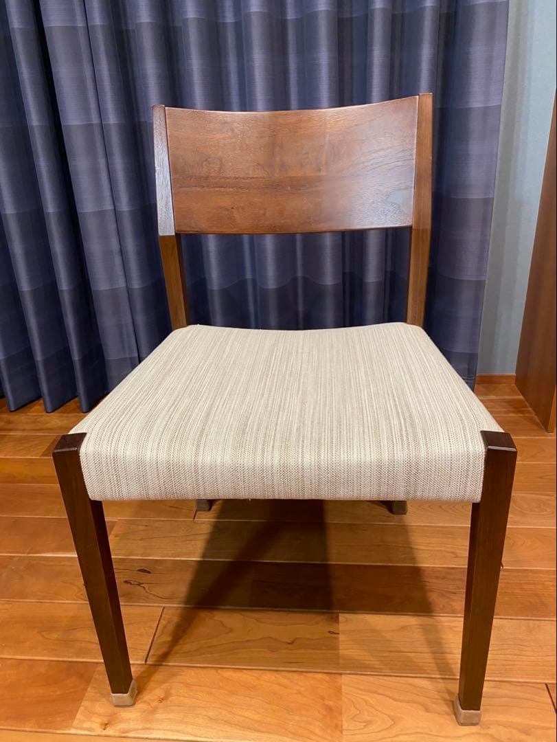 柏木工 ダイニングチェアー 椅子1脚 ウォールナット 飛騨家具 北欧 頼メルB