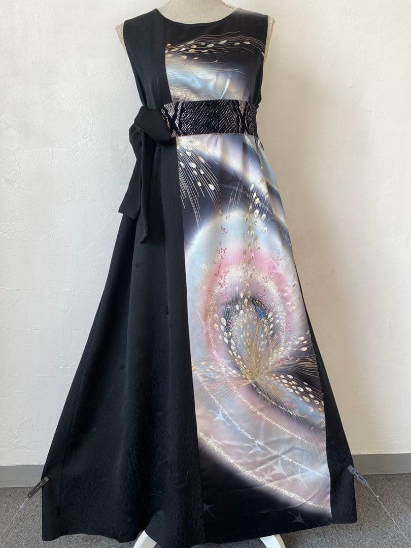 3240 着物　リメイク　ドレス　ワンピース