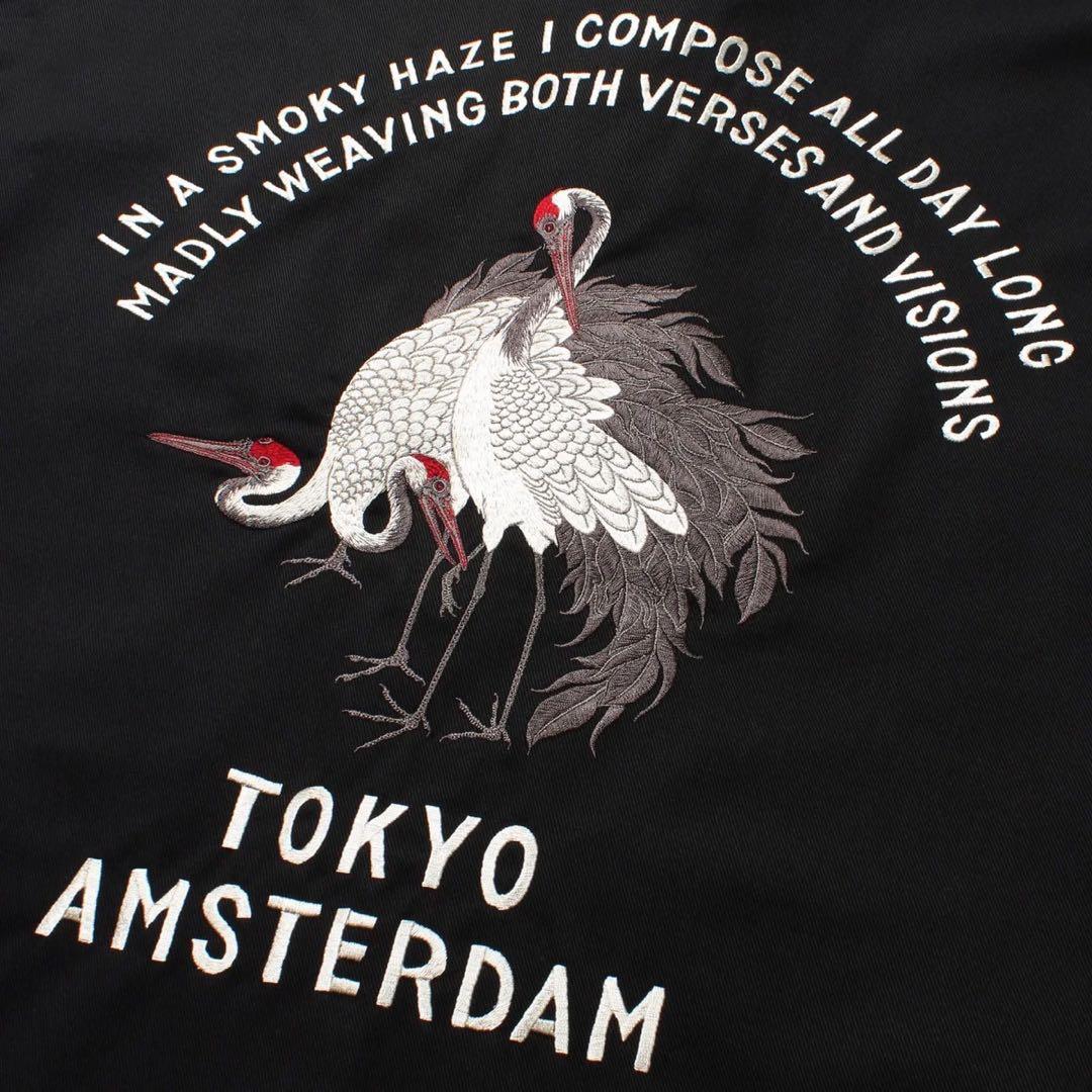 穂*-様 GAKKIN × BUDSPOOL 赤目鶴 VIETNAM JACKE