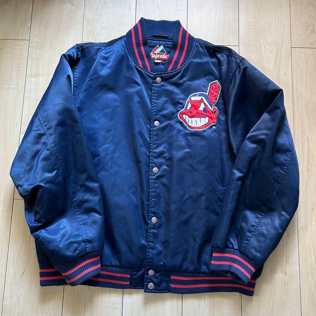 インディアンスMajestic スタジアムジャケット