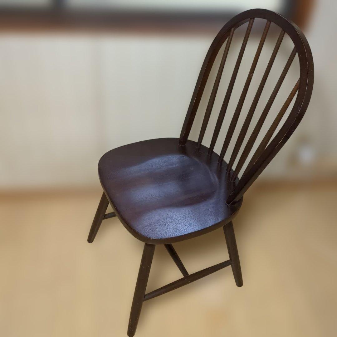 飛騨産業キツツキマークアンティークウィンザーチェア