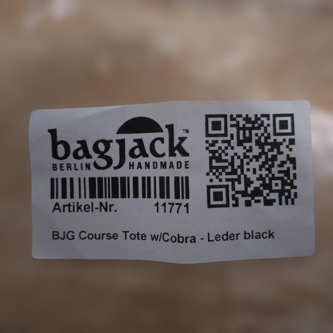 bagjack　GOLF　トートバッグ　コブラバックル　レザー　バッグジャック