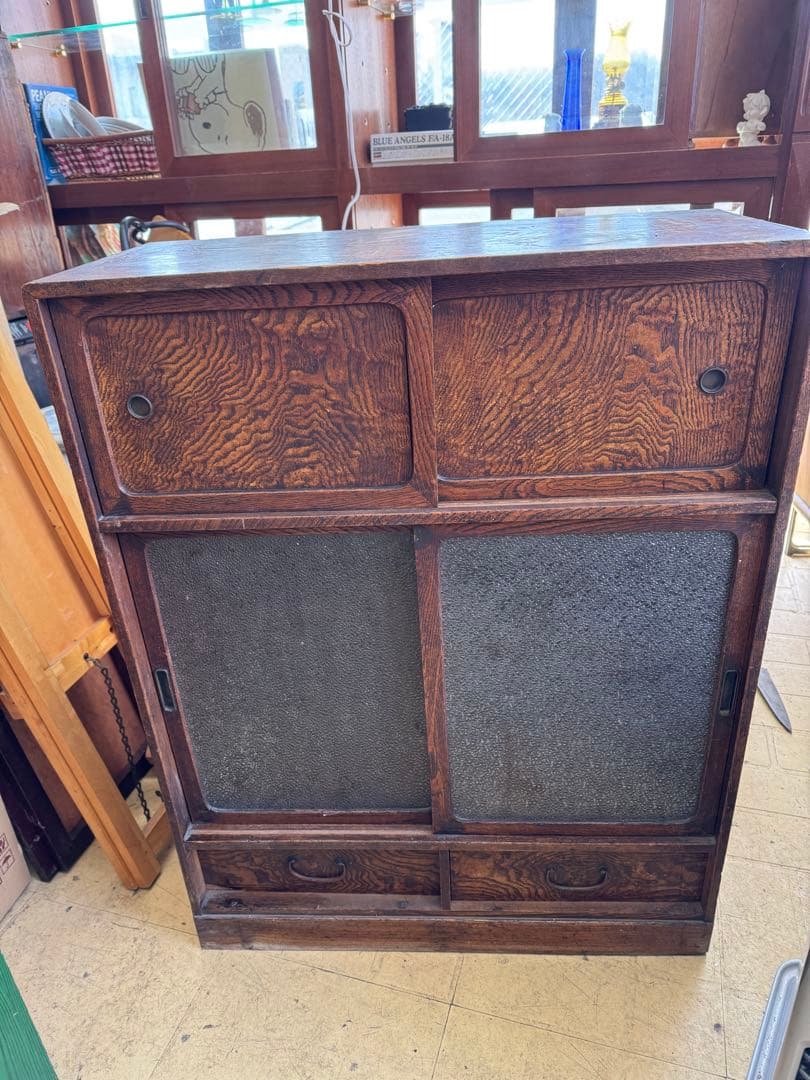 ハ*マ様 昭和レトロ　ヴィンテージ　古民家　食器棚