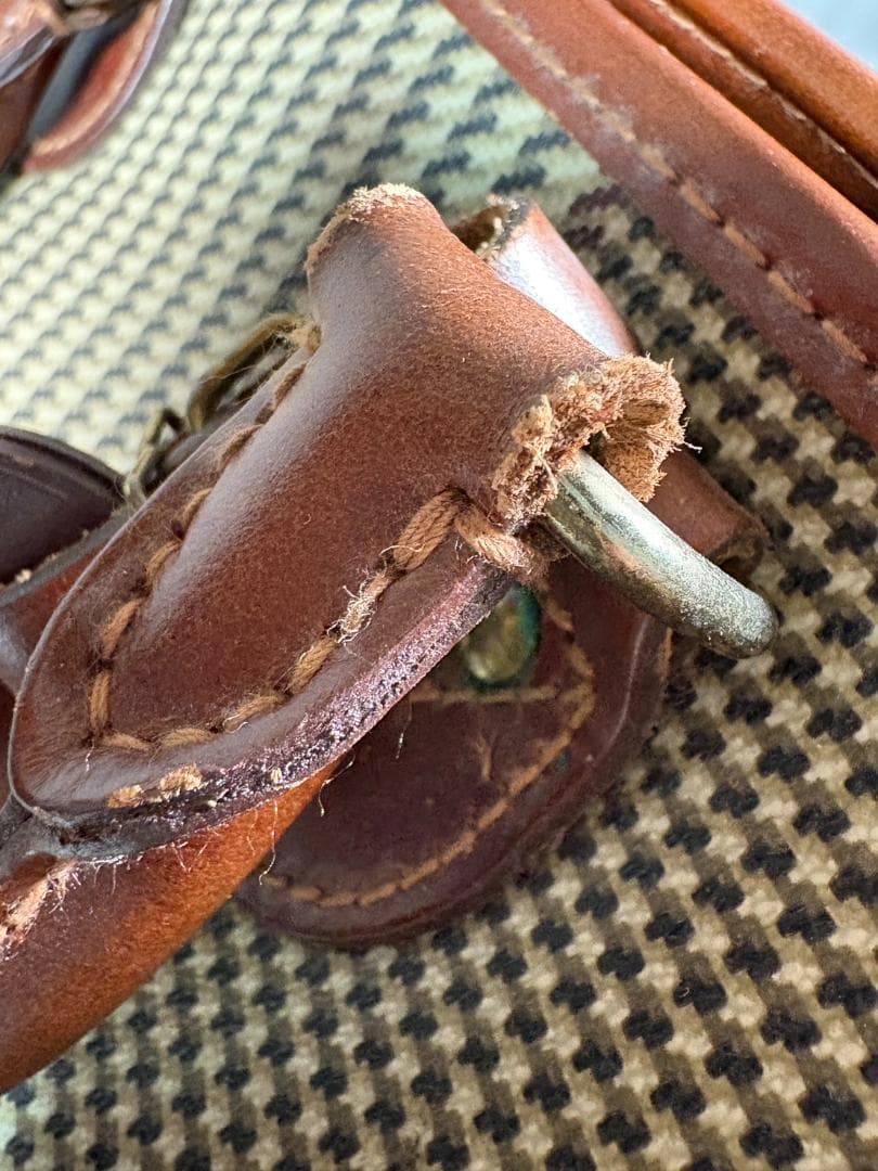 ヴィンテージ ラルフローレン 千鳥格子 チェック ボストンバッグ POLOレトロ