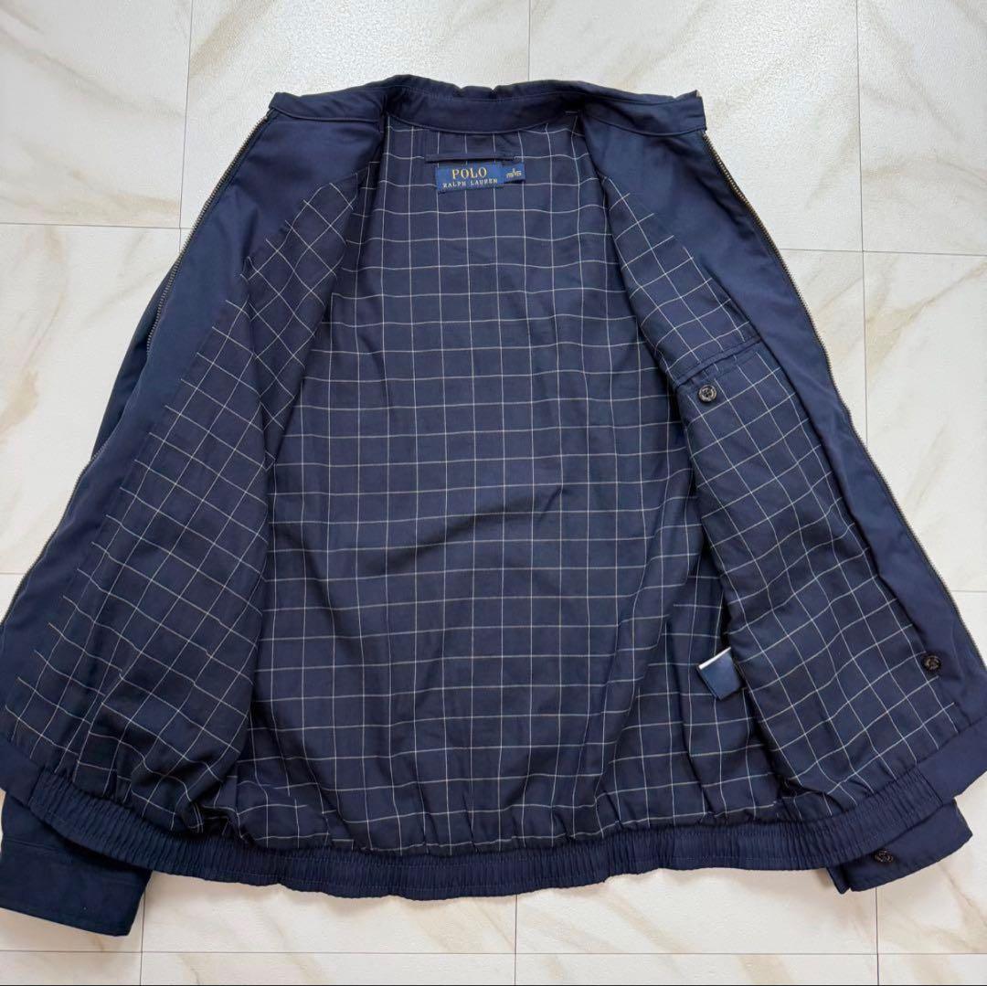 POLO RALPH LAUREN スイングトップ ポニー刺繍 ネイビー