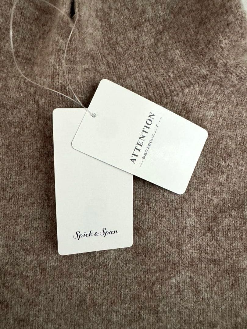 【新品】Spick&Span フーディーニットプルオーバー