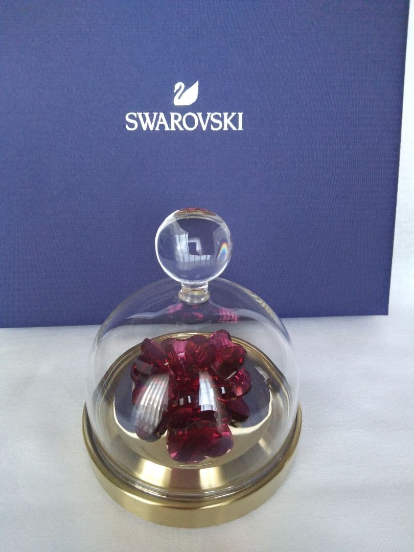 Swarovski 赤いバラの花、置物 【18800円→14800円お値下げ】