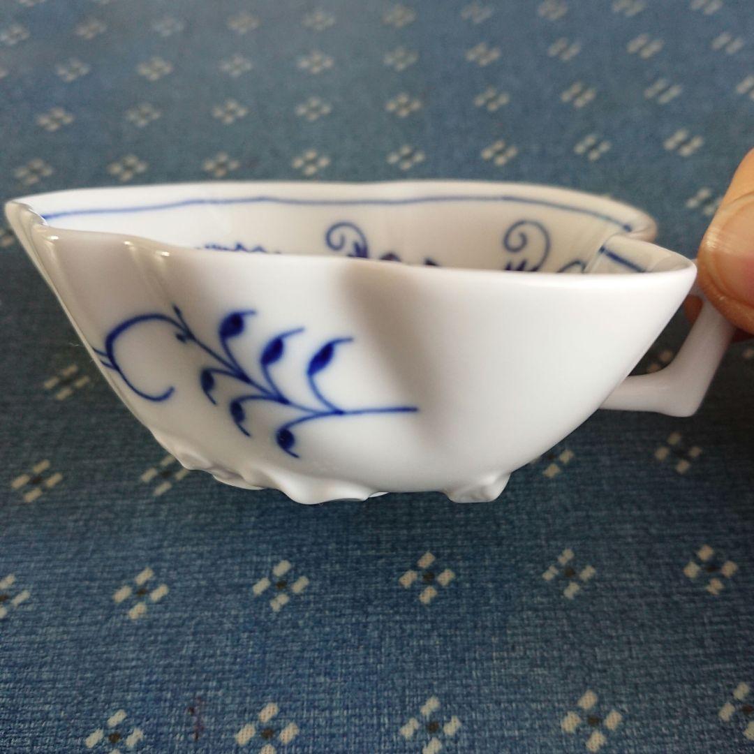 希少！マイセン ブルーオニオン リーフボウル