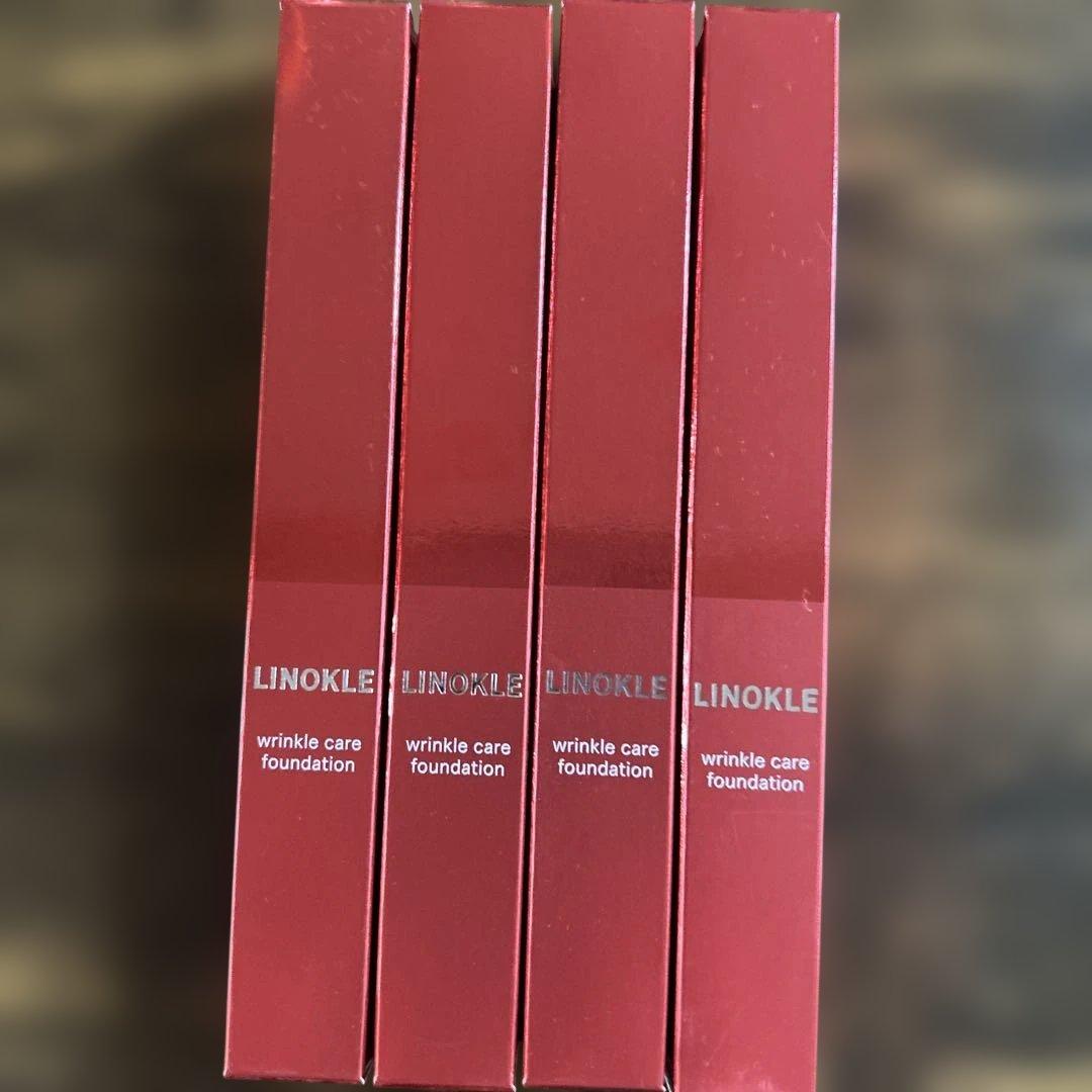 LINOKLE しわケアファンデーション 4本セット