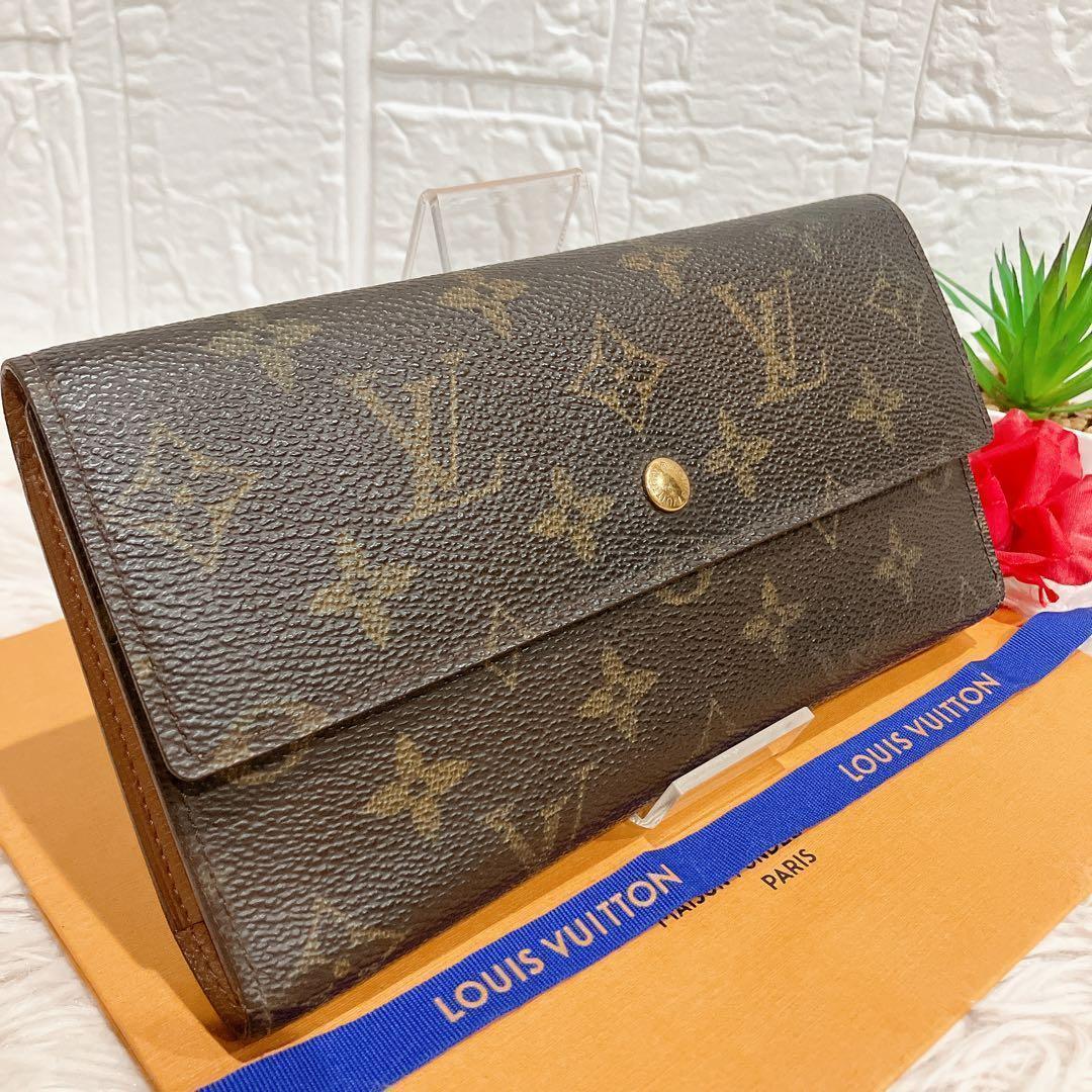 鑑定済 ルイヴィトン モノグラム ポルトフォイユ インターナショナル 長財布