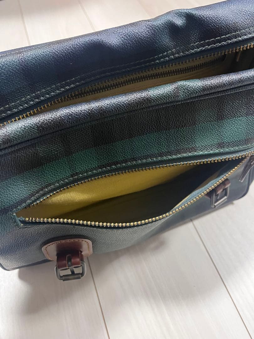 polo ralph lauren messenger bag ブラックウォッチ