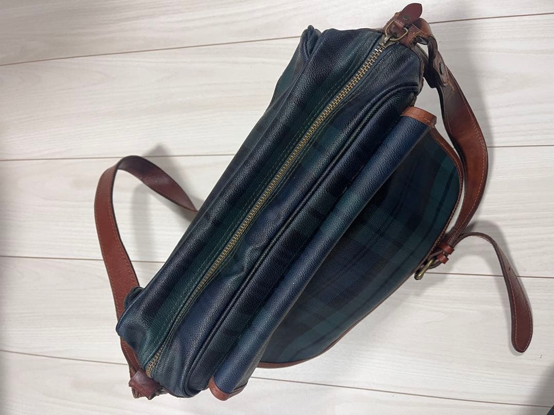 polo ralph lauren messenger bag ブラックウォッチ
