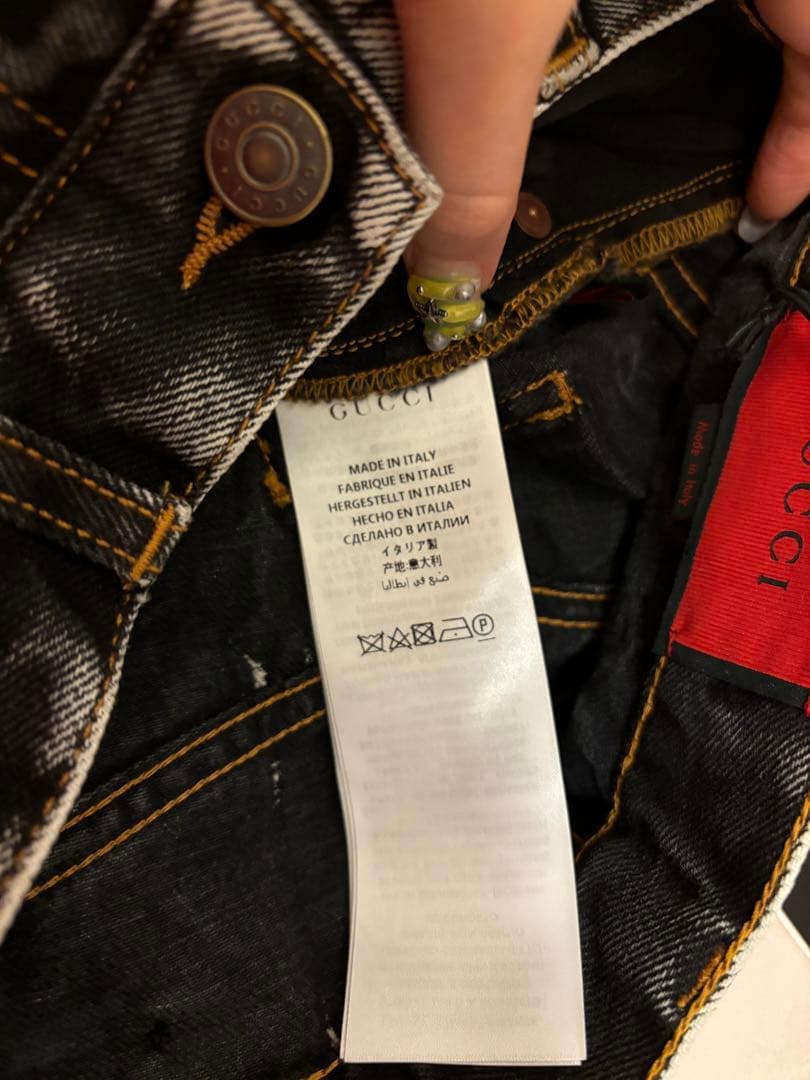 gucci スカート　デニム　フラワー　バラ　ローズ　2018