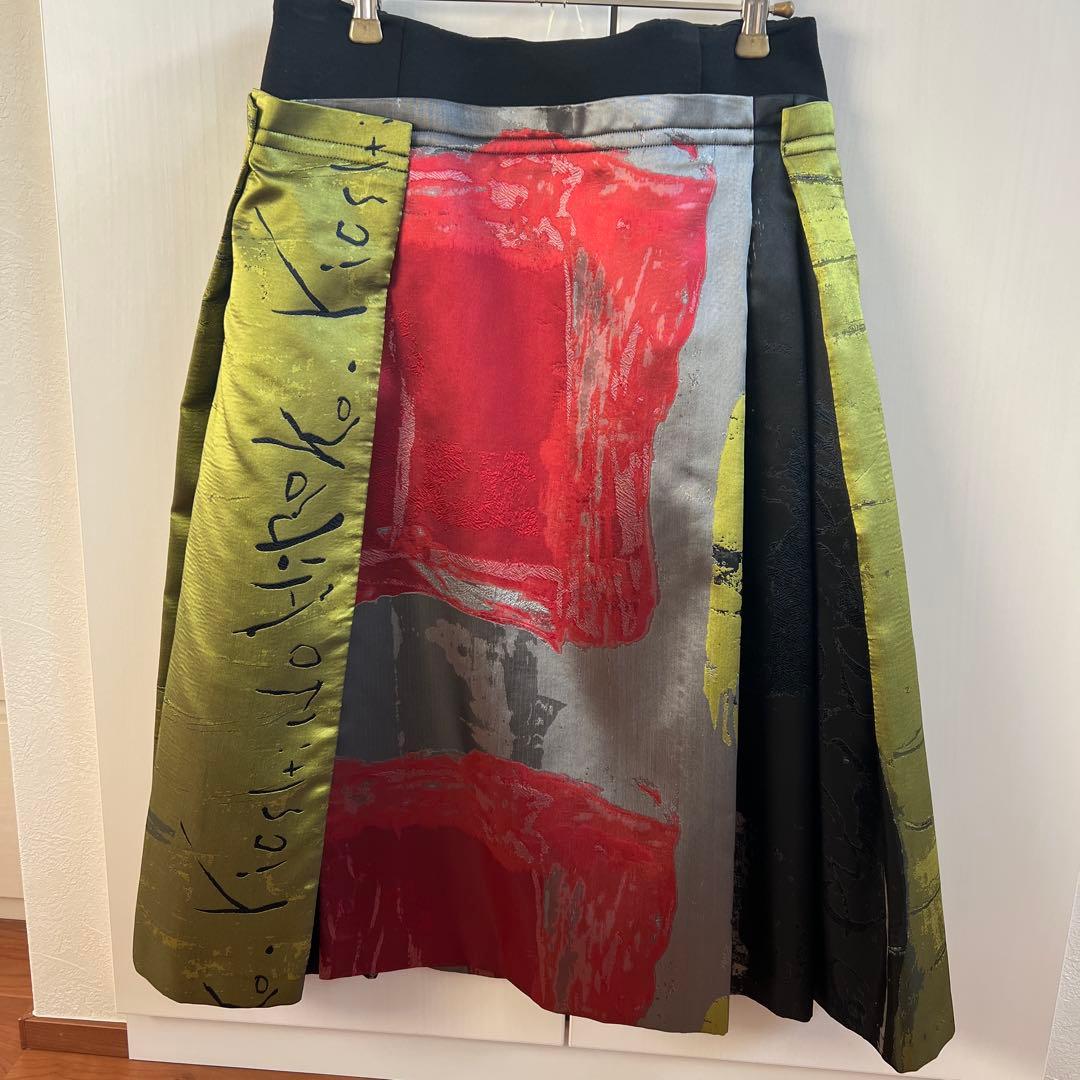 プリント フレアスカート