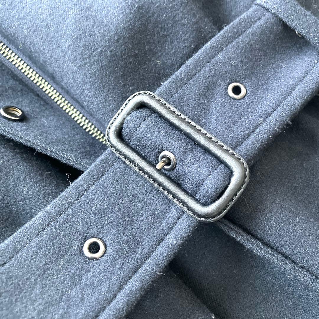 美品 現行　ポールスミス　ダウンコート　カシミア　総柄　2way 希少