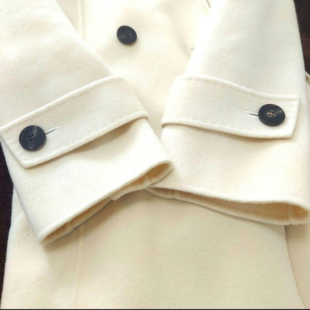 美品♡【FOXEY】カシミヤ100% チェスターコート クリーム 38