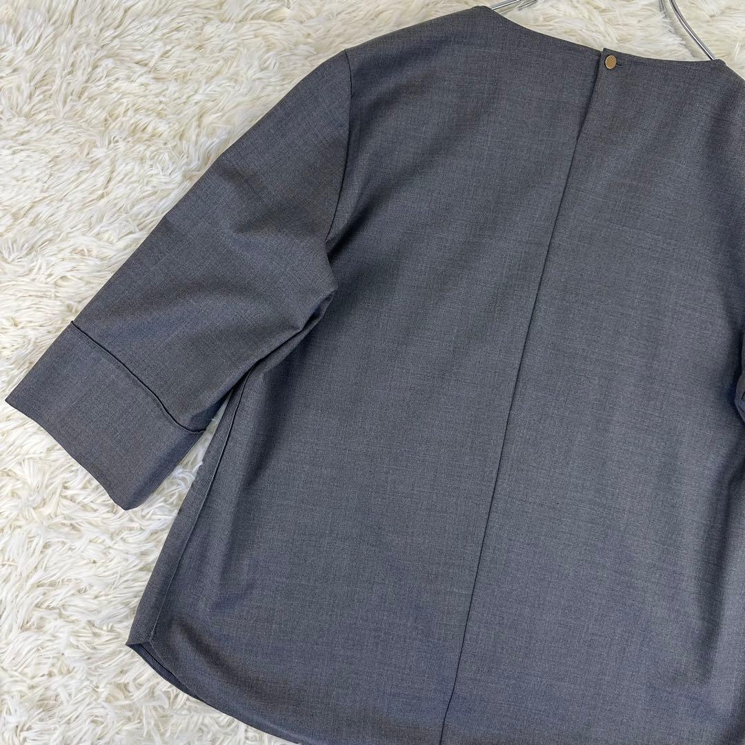 美品｜ 23区 スーツ セットアップ プルオーバー パンツ ウール グレー 38