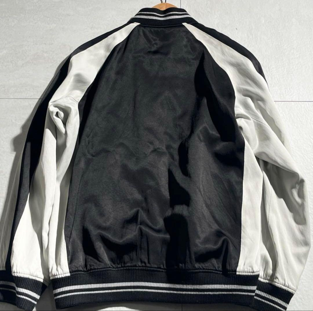 極美品 LAD MUSICIAN 17AW 世界地図 リバーシブルスカジャン M