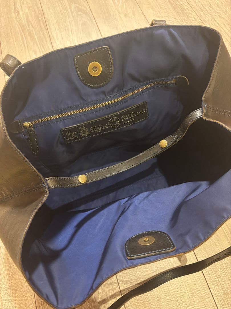 フェリージ Felisi 15/20レザーバッグ ブラック
