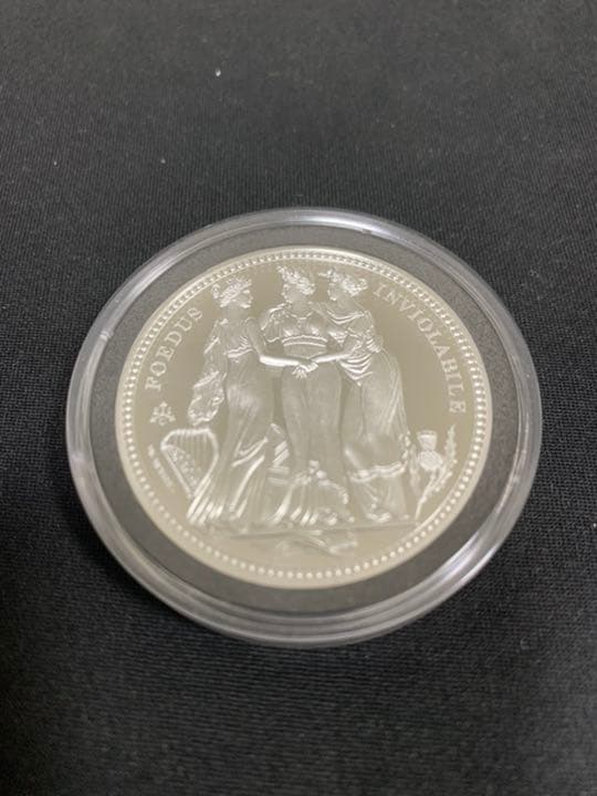 セントヘレナ スリーグレイセス クラウン復刻試鋳銀貨プルーフ 2021