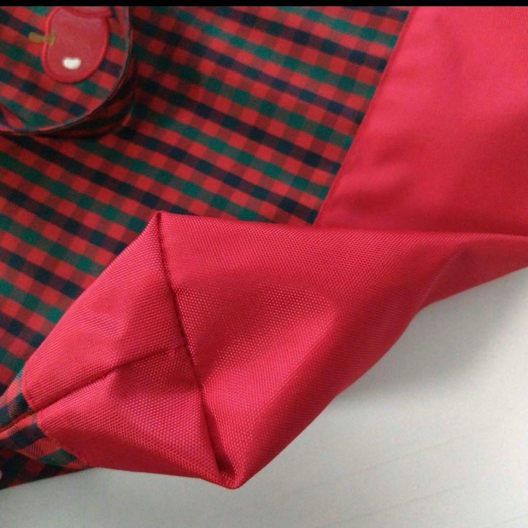 ☆美品 familiarレッスンバッグ 廃盤 赤チェック☆