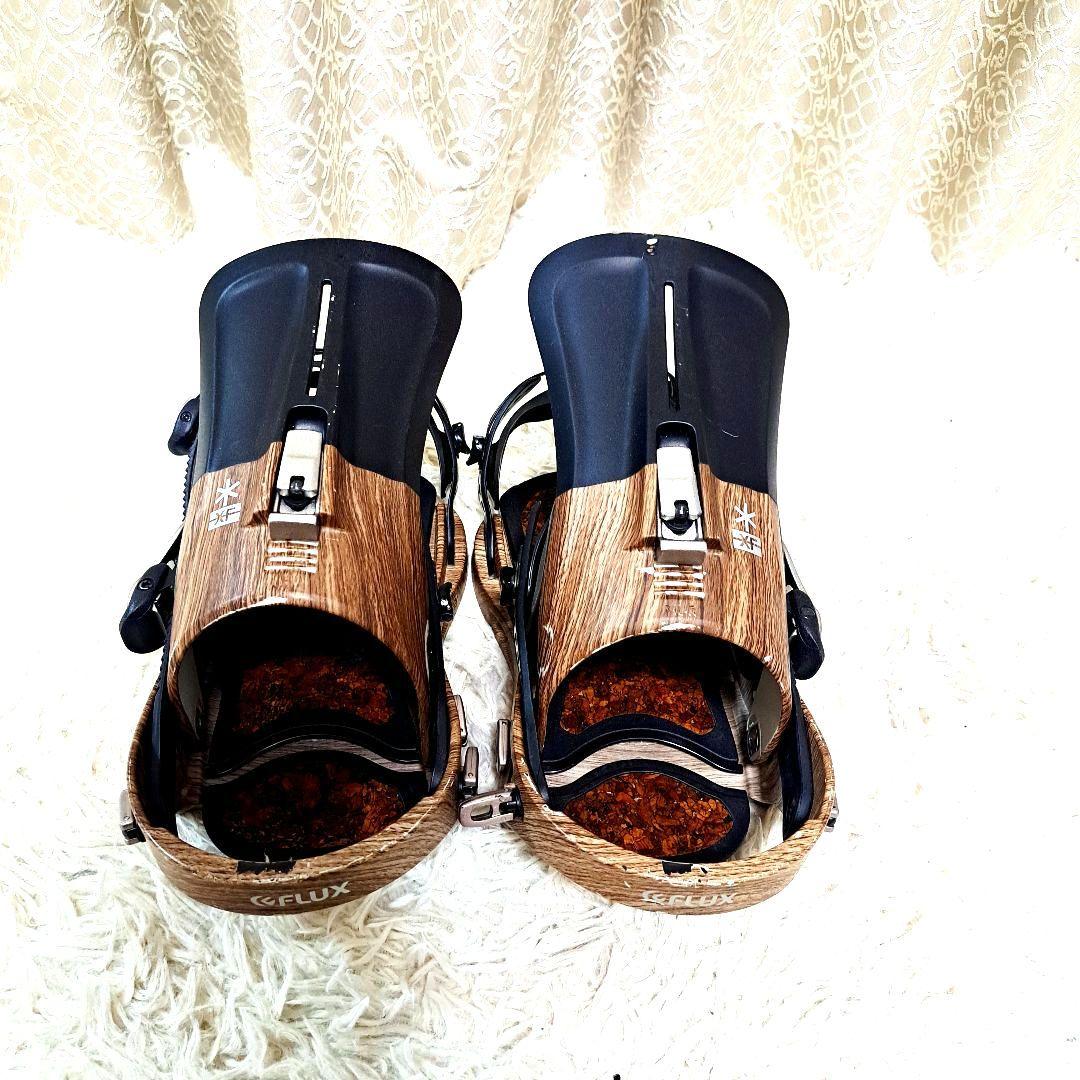 FLUX ビンディング Mサイズ 木目調　[美品] 限定カラー