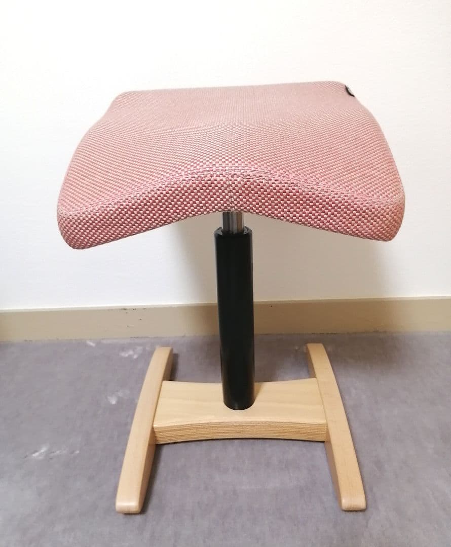 Balans Synergy バランスシナジー スクエアシート 織柄グレーピンク