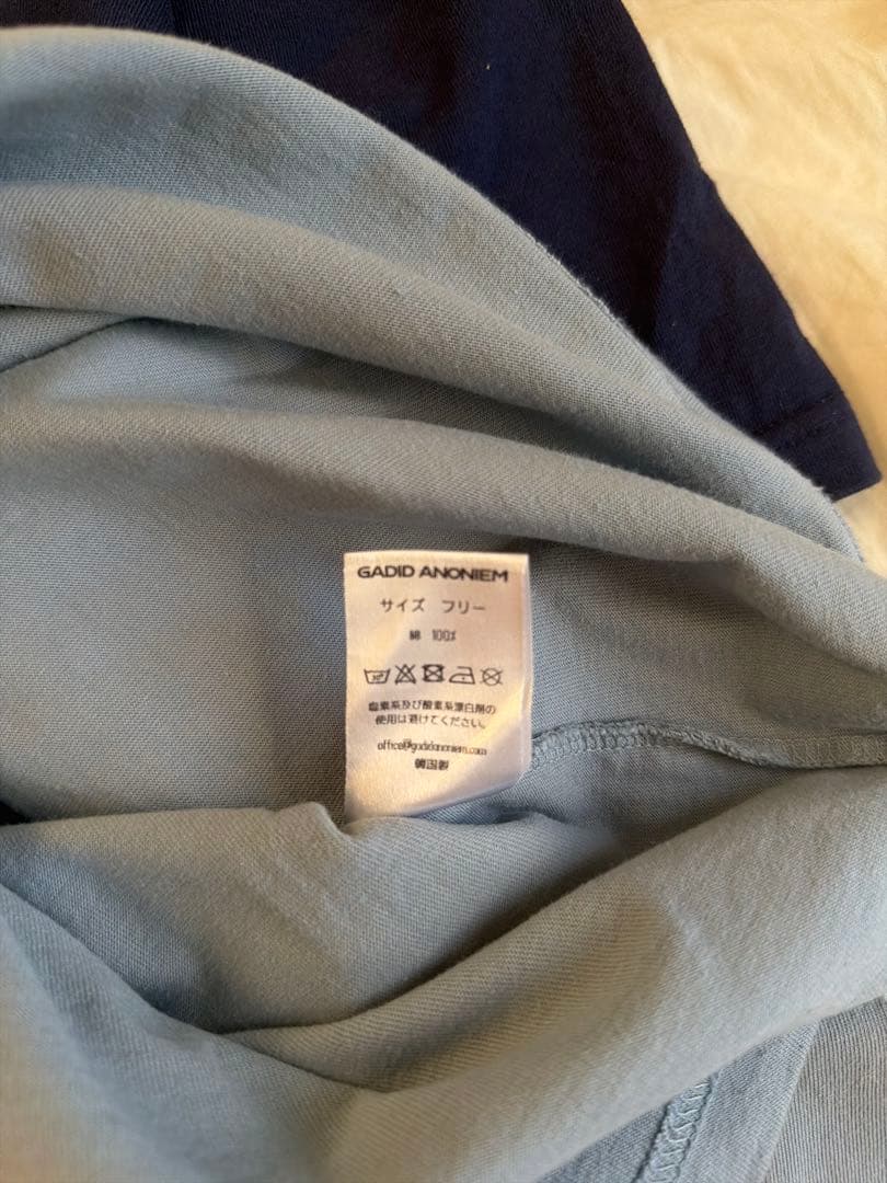 gadidanoniem ロンT レイヤード　ネイビー