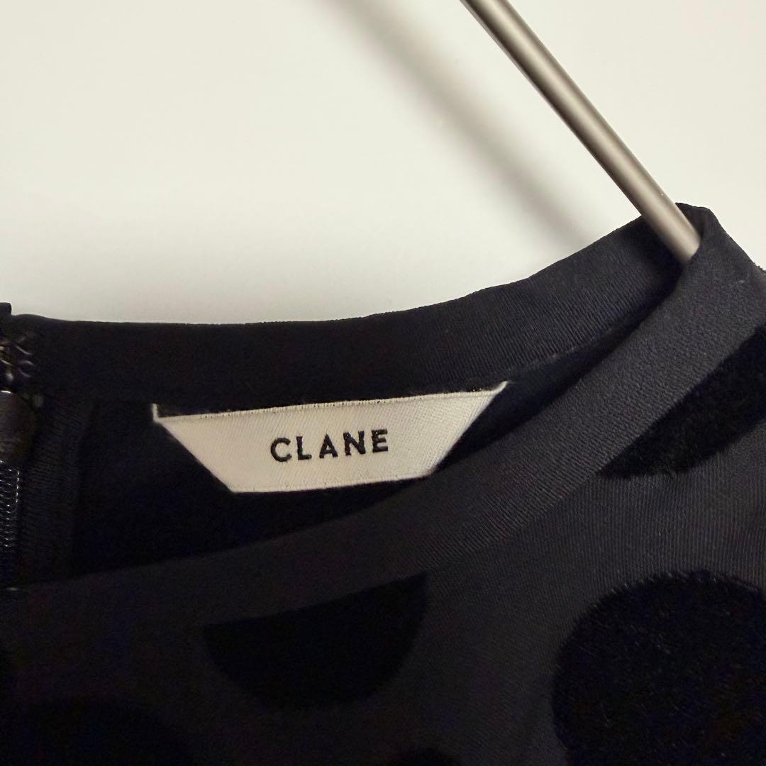 CLANE クラネ　BIG DOT OPAL ONEPIECE ワンピース　XS