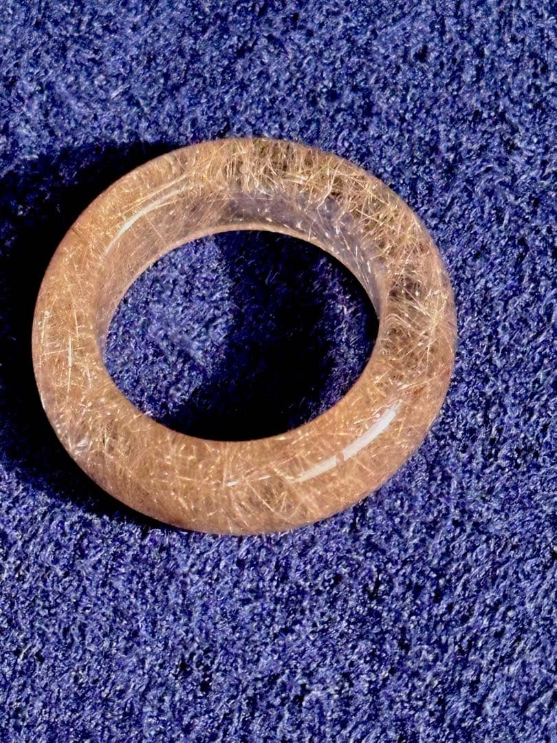 ゴールドエンジェルヘアルチル　くりぬきリング　17号