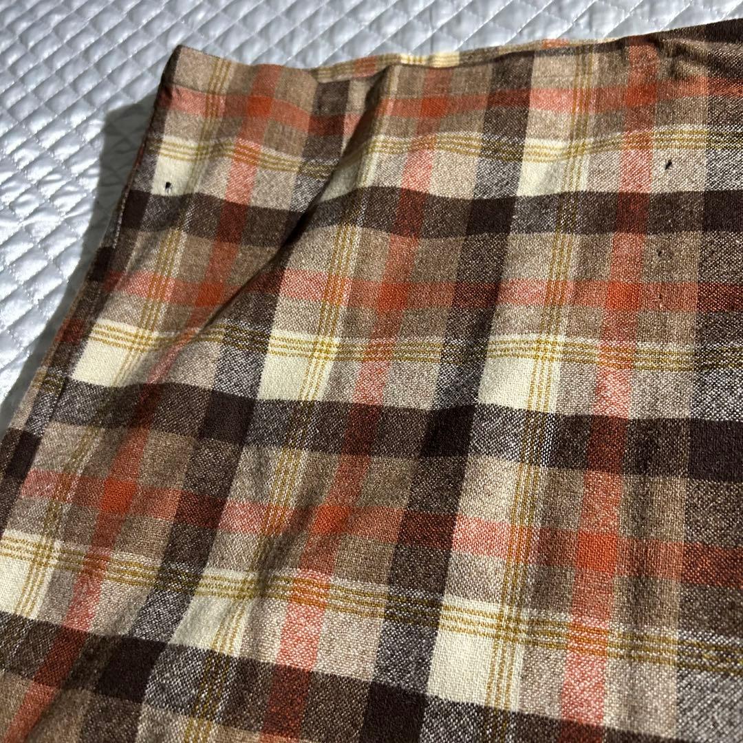 し*う様 70s USA製 ペンドルトン ウールチェックボードシャツ 開襟 vi