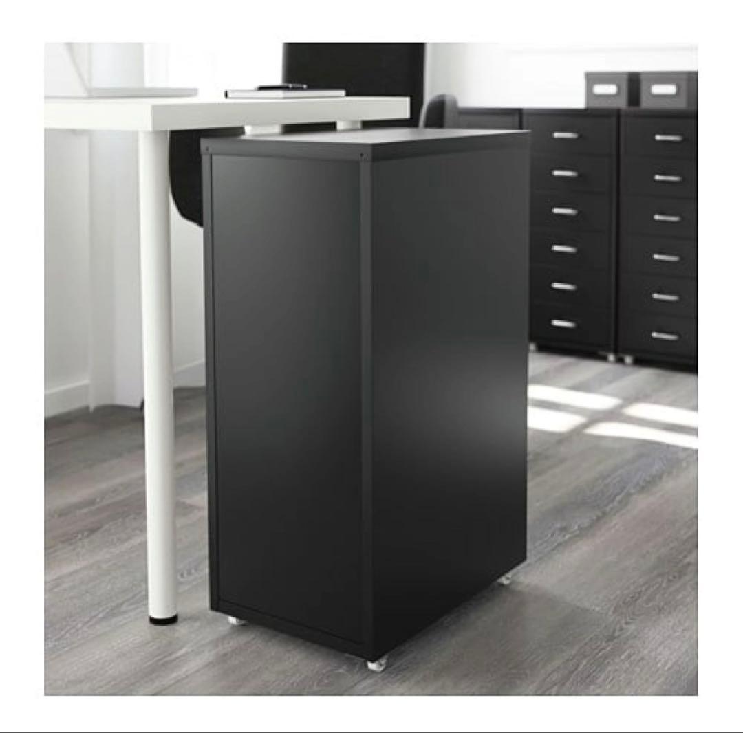 ⭐️IKEA HELMER ヘルメル⭐️スチールラック　棚　黒　ブラック　イケア