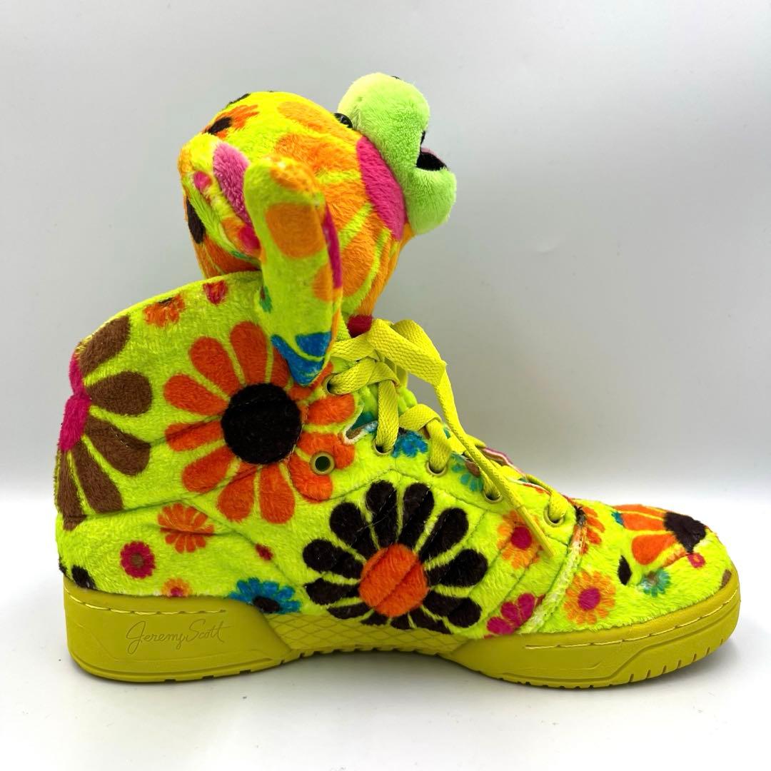 美品　アディダスadidas ジェレミー・スコット　ハイカット スニーカー クマ