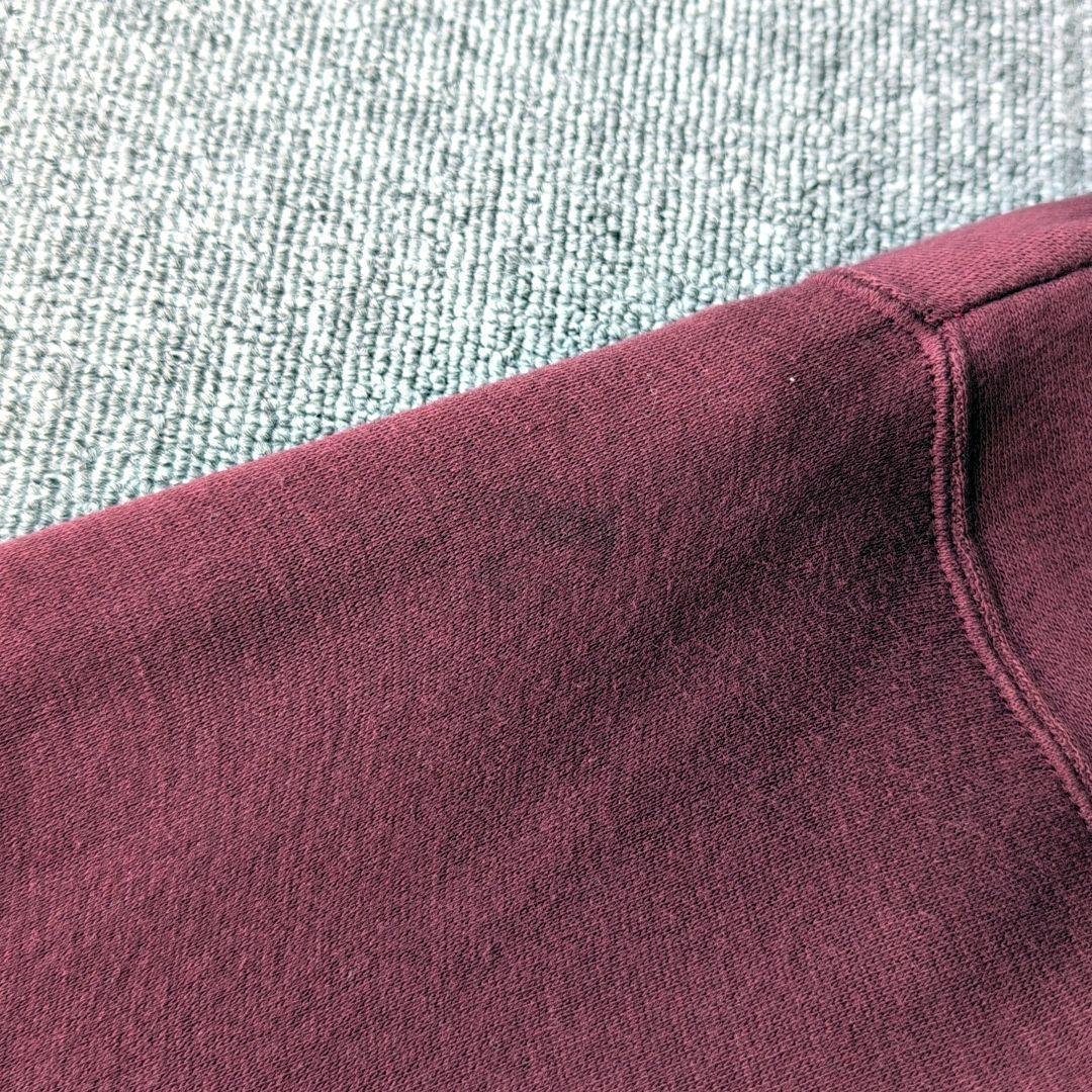 90s ダブルフェイス パーカー ハーフボタン サーマル 古着 XL オールド