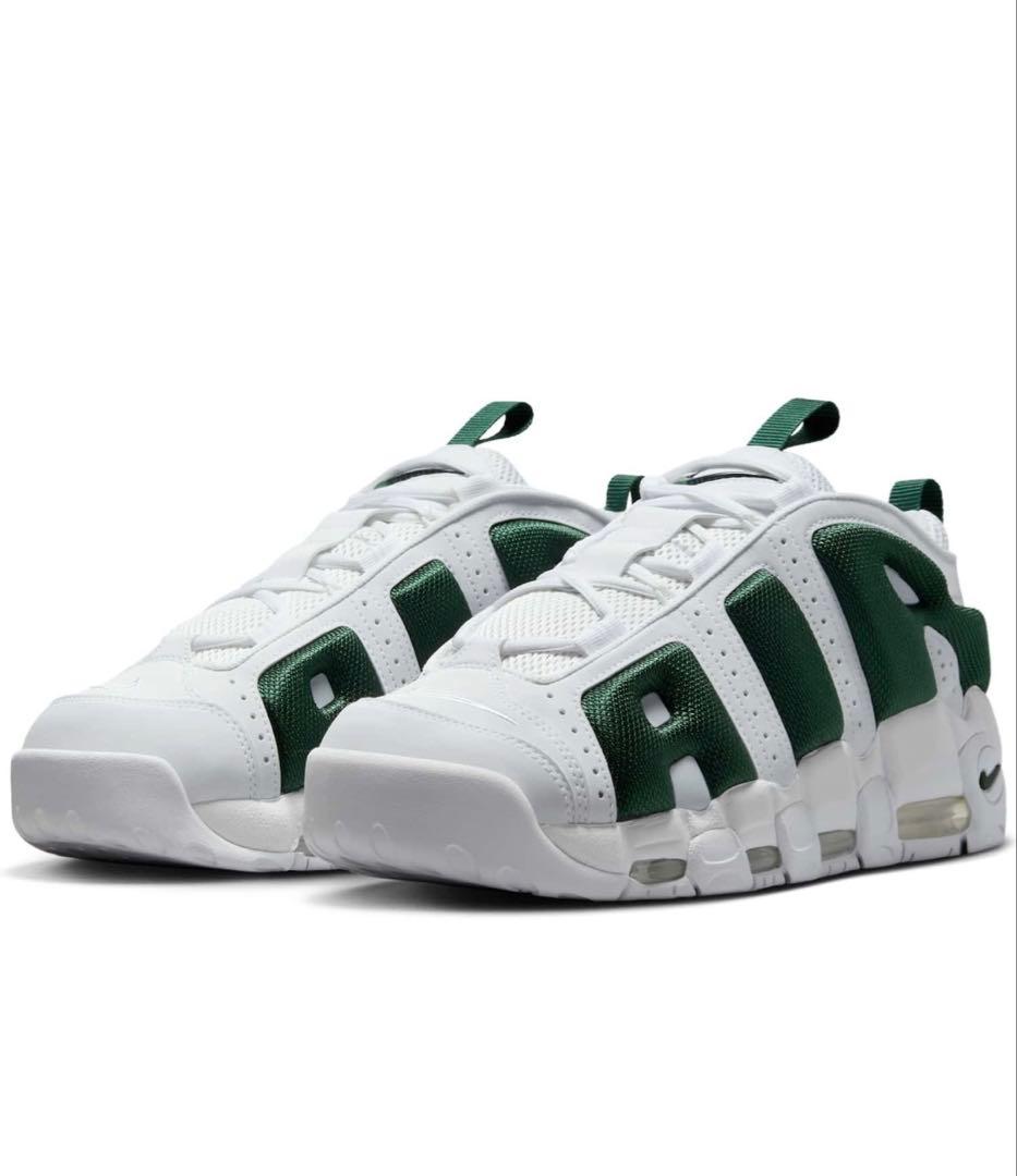Nike Air More Uptempo ホワイト/グリーン29.0新品