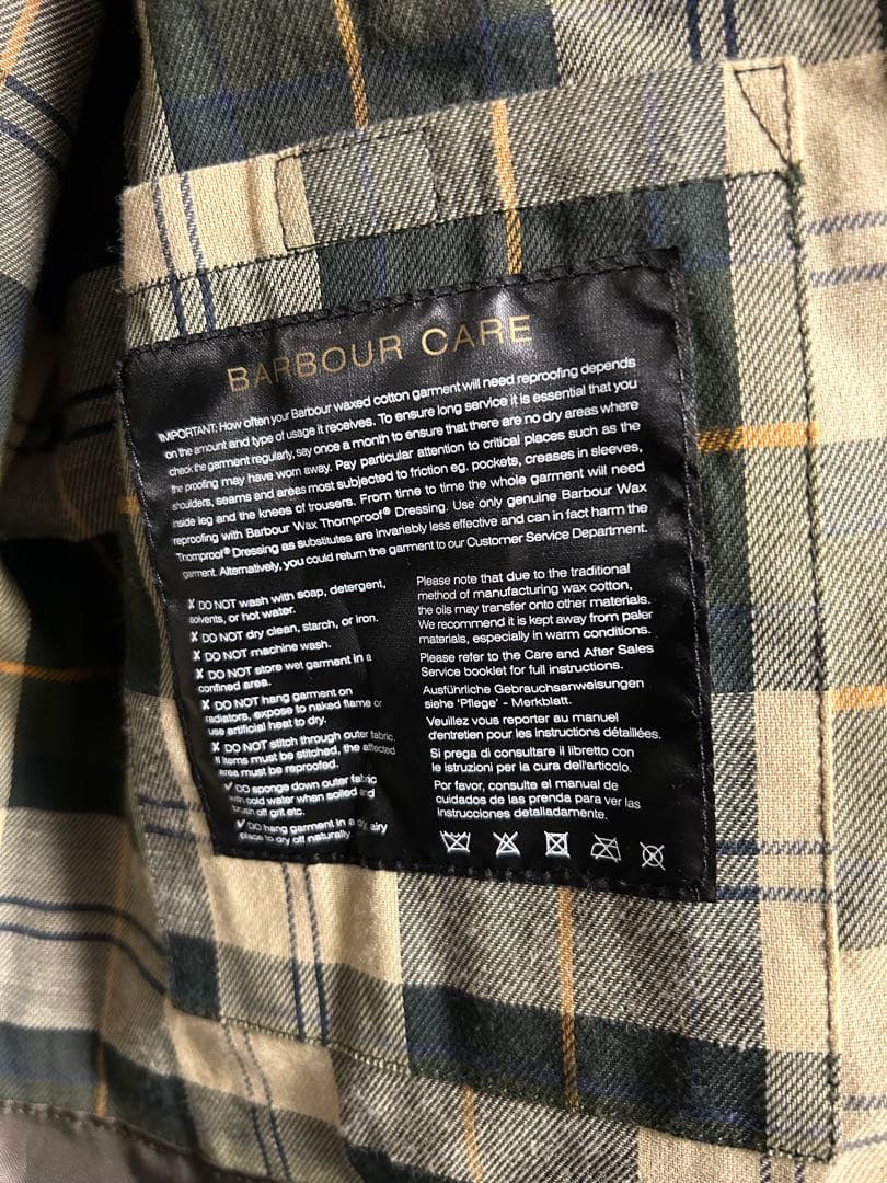 【美品】バブアー Barbour SL ビデイル 40 OLV