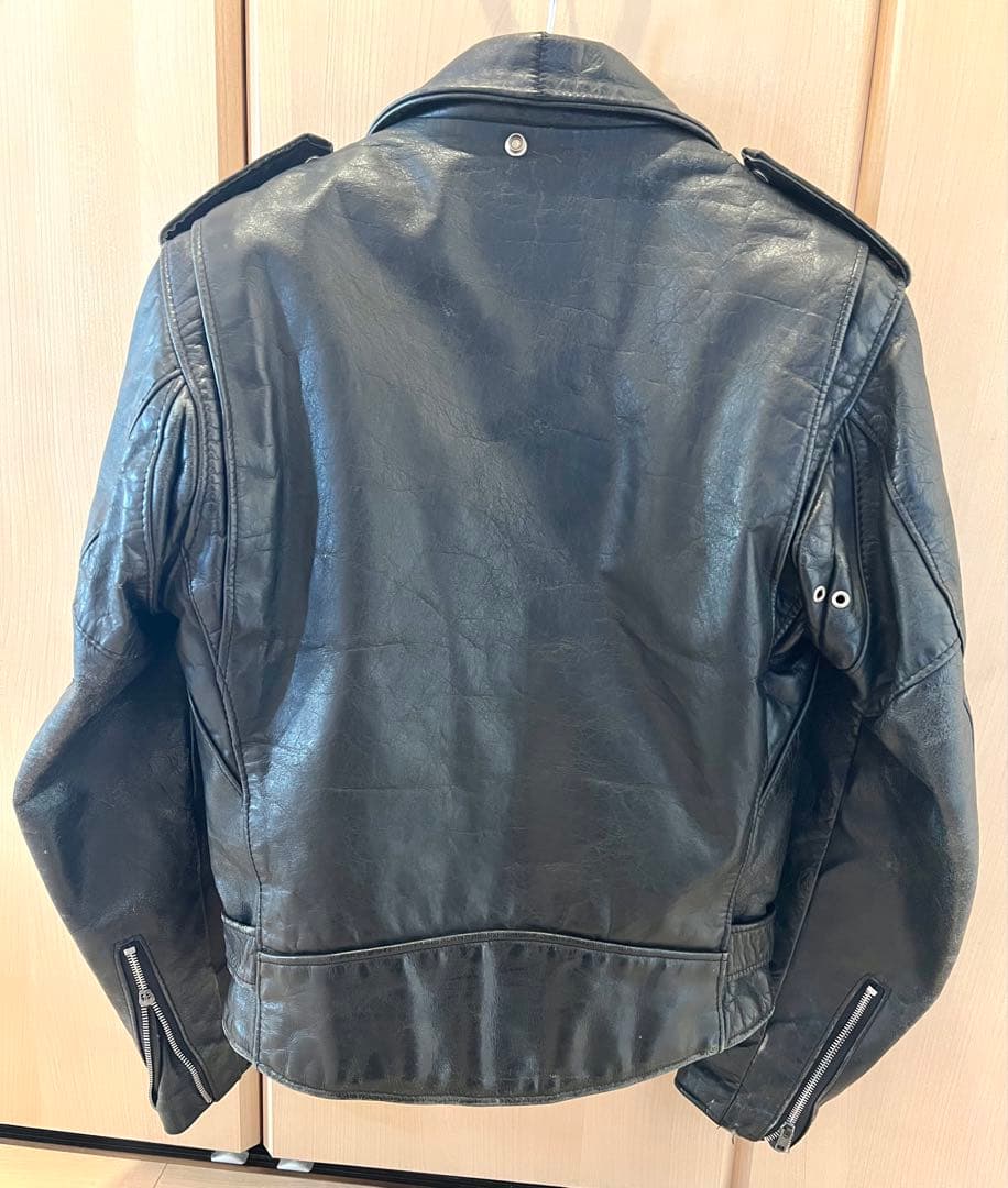 US製 Schott ライダースジャケット ダブル 36サイズ 訳あり