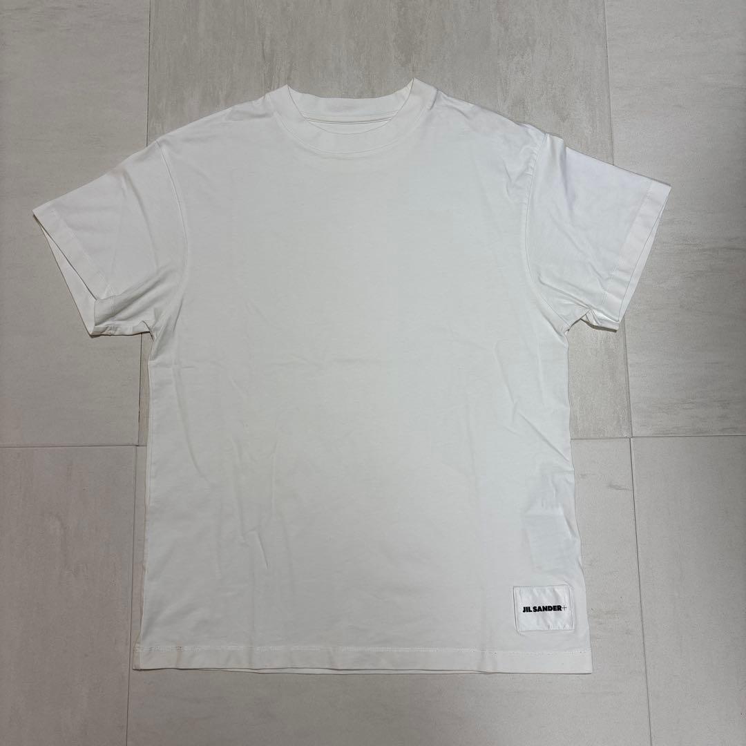 JIL SANDER+ ホワイト Tシャツ　本物保証　Lサイズ