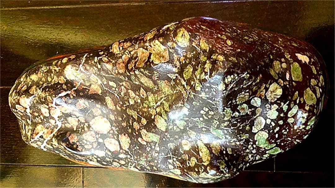 骨董品&大迫力#3D立派な花石鑑賞石