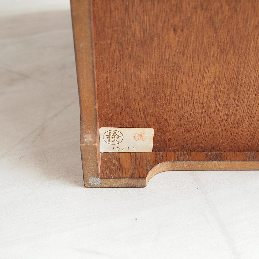 三越家具 ブルージュ オーク材 ダストボックス ゴミ箱 ZR24101