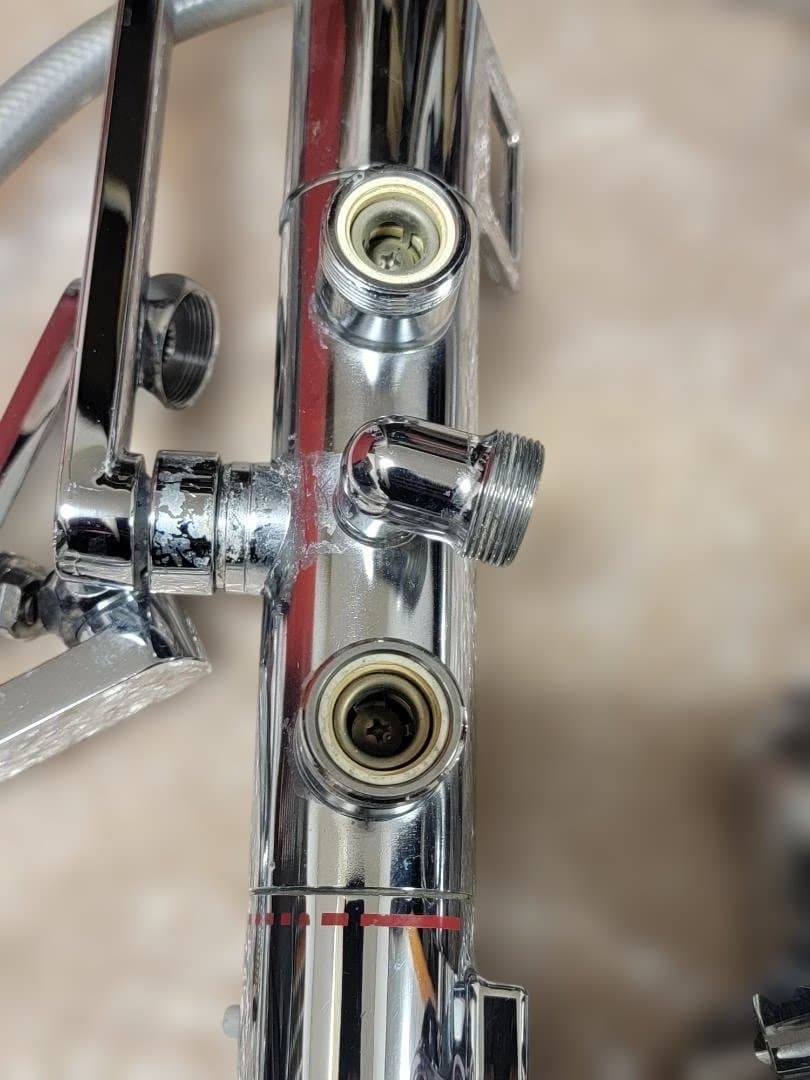 TOTO　壁付サーモ水栓　シャワーヘッド類付属　TMHG40C