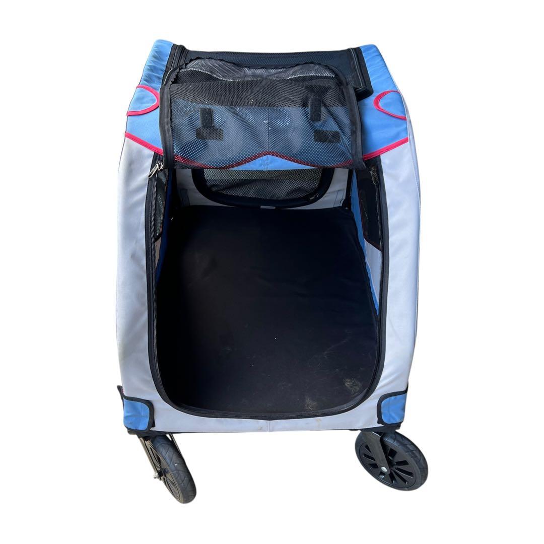 【破格・専用空気入れ付き】大型ドッグカート　ペットバギー　大型犬　多頭　折り畳み