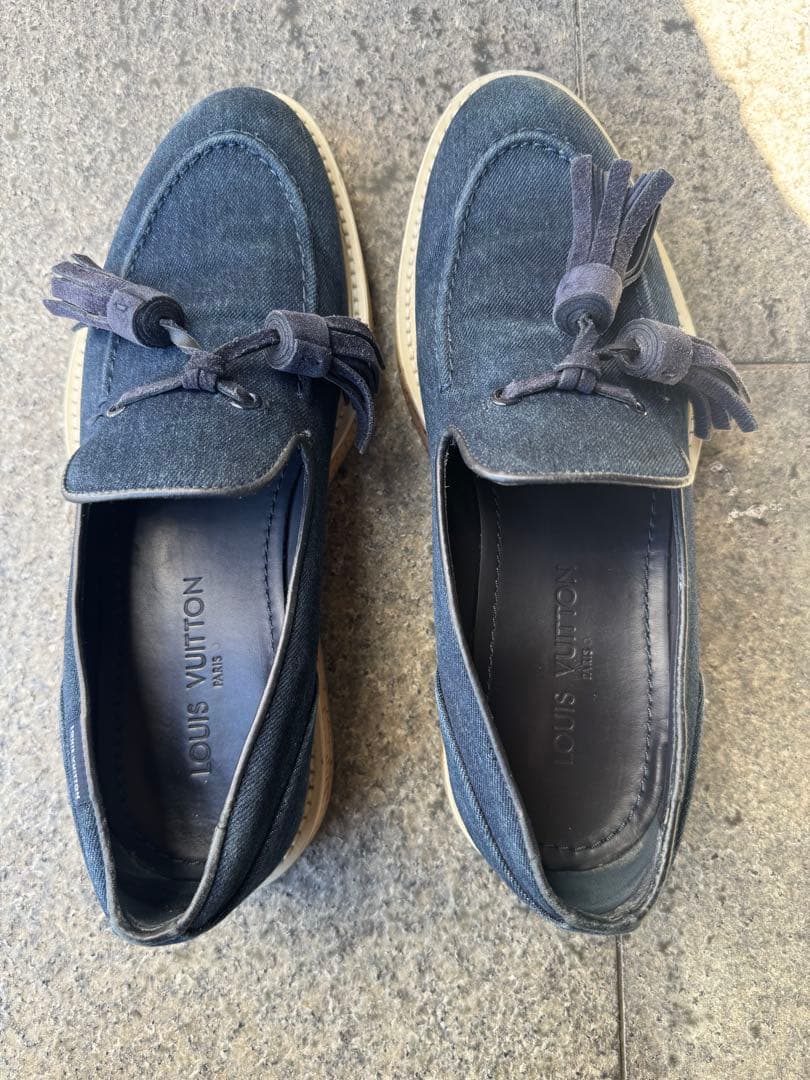 ルイヴィトン【LV】ローファー スニーカー デニム メンズ靴