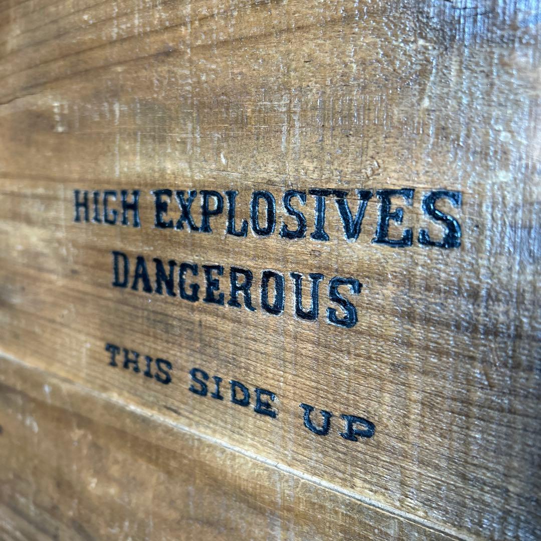 ヴィンテージ DuPont 爆薬用 木箱 EXTRA DYNAMITE 蚤の市