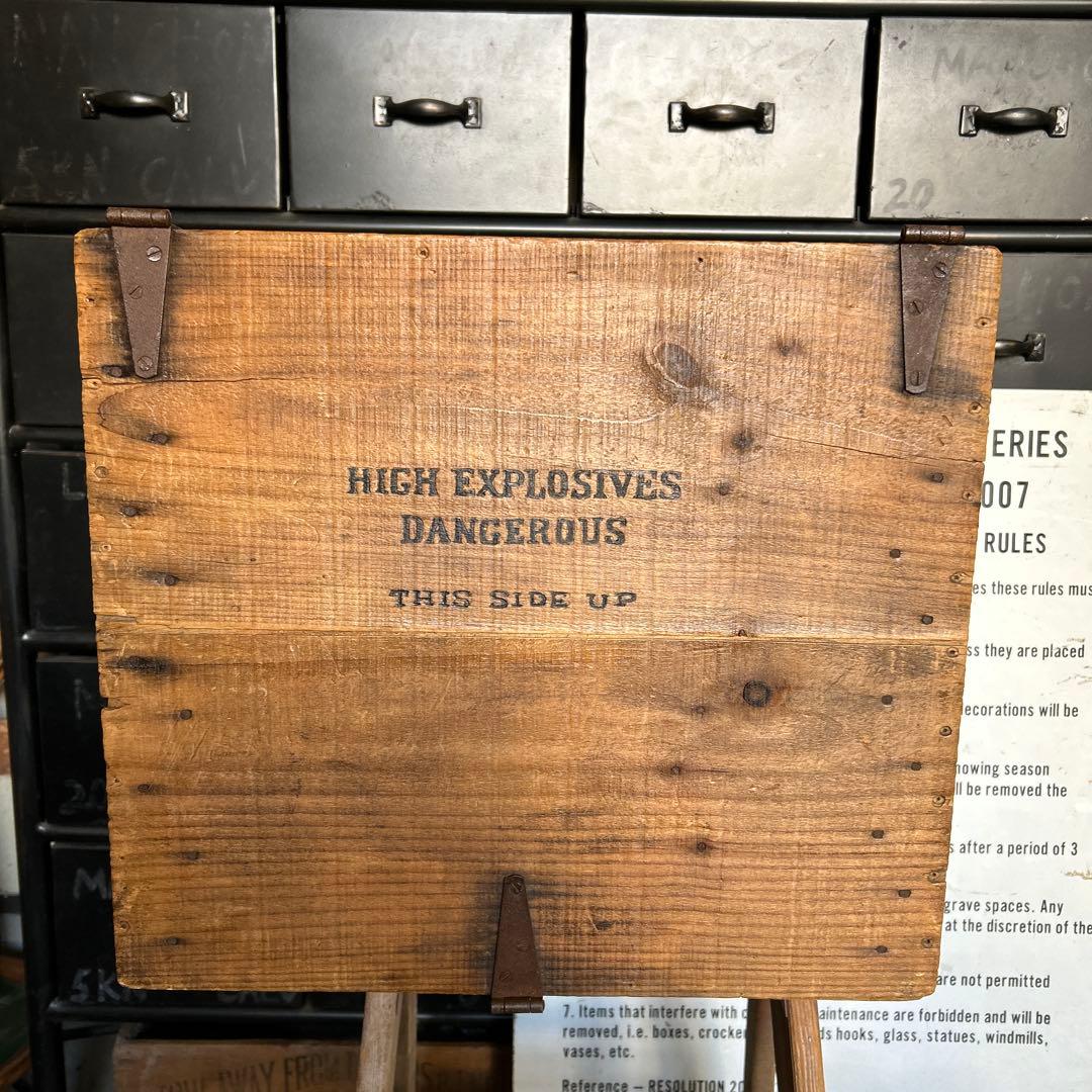 ヴィンテージ DuPont 爆薬用 木箱 EXTRA DYNAMITE 蚤の市