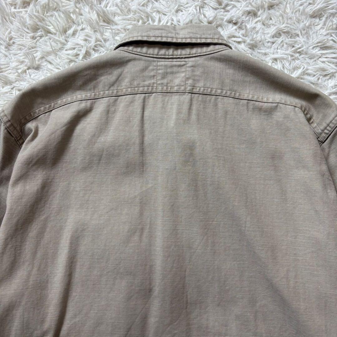 極美品　マディソンブルー　半袖シャツ　ハンプトン　ベージュ　2